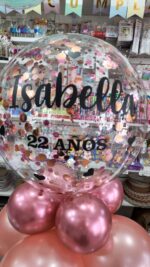 Centro de Mesa Base Globos Mas Burbuja PERSONALIZADA. - Imagen 6
