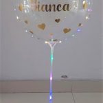 Centro de Mesa BURBUJA LED PERSONALIZADA