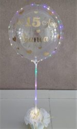 Centro de Mesa BURBUJA LED PERSONALIZADA - Imagen 2