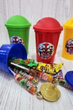 Vaso MilkShake Personalizado Multicolor Fuertes o Pasteles. Resistente al Agua.