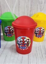 Vaso MilkShake Personalizado Multicolor Fuertes o Pasteles. Resistente al Agua. - Imagen 4