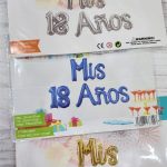Frase Globo Cursiva MIS 18 AÑOS