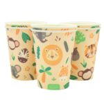 Vasos Polipapel x 8 Unidades   ANIMALITOS SAFARI OB