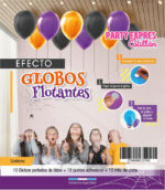 Set EFECTO GLOBOS FLOTANTES. Varios Colores. - Imagen 5