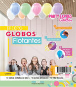 Set EFECTO GLOBOS FLOTANTES. Varios Colores.