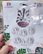 Set de Globo Animalito. Latez y Metalizado. Vaca Tigre o Cebra. Apto Helio. - Imagen 4
