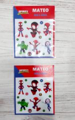 Souvenirs Stickers Personalizados. 24 Planchas de Stickers Motivo a Eleccion. Medida Plancha 9,5x12 cm y Con 6 stikers Cada Una. - Imagen 3