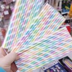Sorbete de Polipapel Multicolor Colores PASTELES  x 24 Unidades