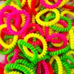 Pulseras Fluor Neon Cable x 10 Unidades. Multicolor.
