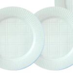 Platos Descartables Chicos 17 cm x 50 Unidades Blancos. Ideal Torta.