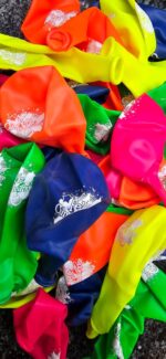 Globos NEON FELIZ CUMPLEAÑOS Fluo. 12 Pulgadas x 5 Unidades Importados Serpentex - Imagen 2