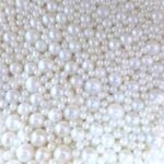 Sprinkles Perlas MIX Medianas y  Grandes Comestibles x 50 GR. Blancas IMPORTADAS