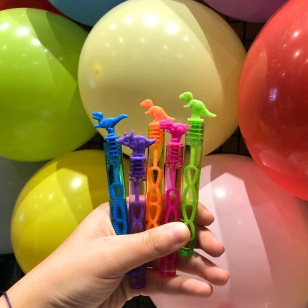 Mini Burbujeros DINOSAURIOS  x 10 Unidades Multicolor