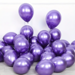 Set de Globos Chrome VIOLETAS x 10 unidades  12 Pulgadas