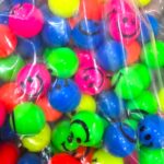 Mini PELOTITAS SALTARINAS SMILES x 10 Unidades Multicolor  2,7 cm