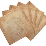 Servilletas  PENTAGRAMA DE BRUJA x 20 Unidades. HALLOWEEN