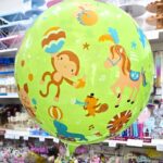 Globo Burbuja Estampado 18 Pulgadas.  ANIMALITOS CIRCO
