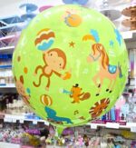 Globo Burbuja Estampado 18 Pulgadas.  ANIMALITOS CIRCO
