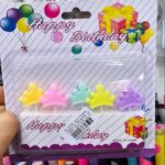 Velas CORONITAS  Pasteles x 5 Unidades.