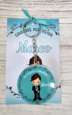 Llaveros Personalizados YESSI de Acrilico Simple. Idean Comunion Bautismo o Evento. - Imagen 3