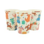 Vasos  Polipapel x 8 Unidades PERRITOS PARTY