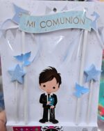 Adorno Cake Topper Comunion PANCARTA Nene Celeste o Nena Rosa