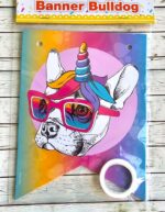 Banderin BULL DOG FRANCES.   Mide 3Mts. - Imagen 2
