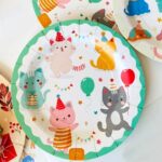 Plato Polipapel x 8 Unidades GATITOS PARTY