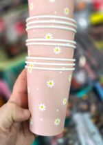 Vasos Polipapel MARGARITAS x 10 Rose