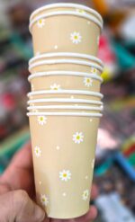 Vasos Polipapel MARGARITAS x 10 Nude