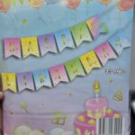 Banderin DEGRADE PASTEL HAPPY BIRTHDAY