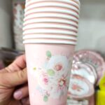 Vaso Taza  Polipapel FLORES II  x10
