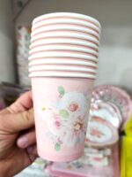 Vaso Taza  Polipapel FLORES II  x10