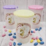 Vaso Plastico con Glitter Personalizado 550cc. Tapa Color y Sorbete Traslucido. Motivo o Personaje a Eleccion.