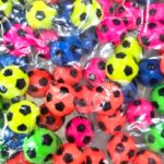 Mini PELOTITAS SALTARINAS FUTBOL x 10 Unidades Multicolor  2,7 cm