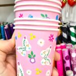 Vaso Polipapel  MARIPOSAS x10 FAIRYS
