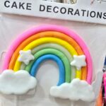 Topper ARCOIRIS y NUBES PORCELANA Pinche