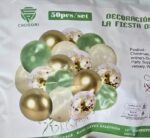 Super Set GLOBO LATEX x 50 Unidades: Latex. Confetti. Chrome. Cinta. Cinta Para Pegar. Apto Helio. Varios Colores. - Imagen 9
