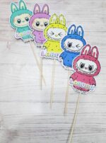 Toppers LABUBU x 5 Unidades - Imagen 2