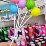 Topper RAMO GLOBITOS PASTELES