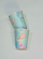 Vasos Polipapel SIRENAS ACUARELA x 8 - Imagen 3