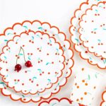 Platos Polipapel CHERRY x 8 Unidades 19 CM