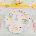 Platos Polipapel LITTLLE PRINCESS x 8. Mide 23.5 cm.