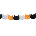 Guirnalda Halloween  GATOS. Trae 3 Colores Surtidos. . Medida 3.6 Mts x 20cm x 16.3cm. - Imagen 2