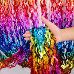 Cortina ONDAS Metalizada Multicolor. . 2x1 Mts. - Imagen 2