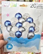 Set de Globo x 20 Unidades  LATEX : Confetti y Lisos. 12 Pulgadas.  Apto Helio. Varios Colores. - Imagen 3
