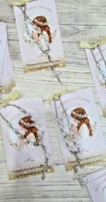 Souvenirs Comunion DENARIO BLANCO CON ESTAMPA PERSONALIZADA. - Imagen 6