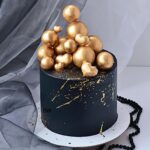 Toppers Esferas Bolas Para Tortas Plasticas DORADAS  Varias Medidas en el Pack x 20 Unidades. - Imagen 6