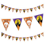 BANDERINES TENEBROSOS Halloween. Trae 12 Piezas. Medida 2.5mts