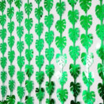 Cortina  Metalizada HOJAS VERDES  2x1 Mts.